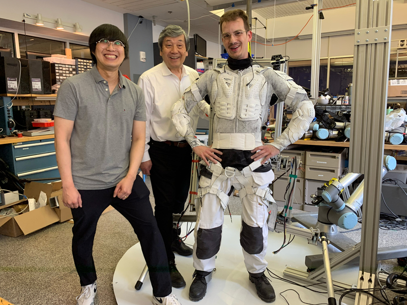 Astronauts fall over. Robotic limbs can help them back up.