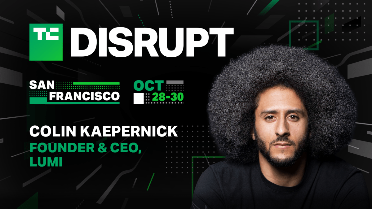 Colin Kaepernick is coming to TechCrunch Disrupt 2024